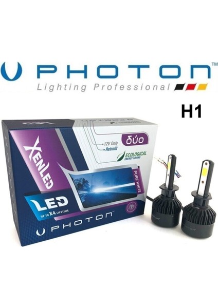 Duo H1 LED Xenon Oto Ampulü Gri Slim Seri 2023