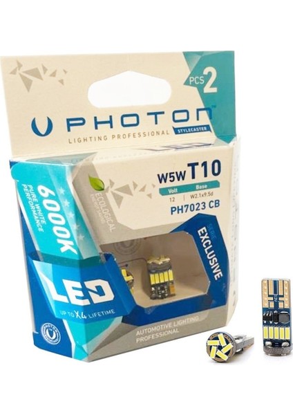 Dipsiz LED Ampul T10 12V-24V