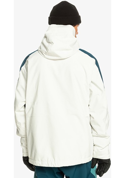 Beyaz Erkek Kapüşon Yaka Regular Fit Waterproof Kayak Montu EQYTJ03416 Radicalo Jk fiyatları