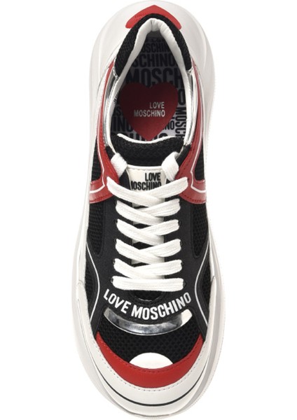 Siyah - Kırmızı Kadın Sneaker JA15016G1HIQ600A modelleri