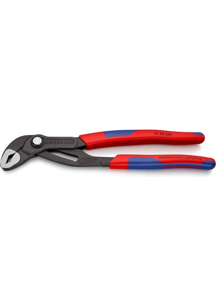 Cobra®, Su Pompası Pensesi | 2k Saplı Boru Anahtarı, Krom Vanadyum, Atramentize Edilmiş Pas Koruması, 250 Mm, 87 02 250