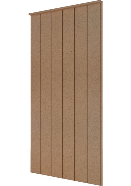 Dekoratif Duvar Paneli ( 54 x 105 cm ) Boyanabilir Ahşap 10 mm Ham Mdf Duvar Paneli