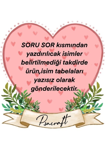 Psacraft Hediye Çeyizlik Taş Desenli Kurdeleli Ahşap 23 x 25 Mdf Anahtarlık Askısı indirimleri