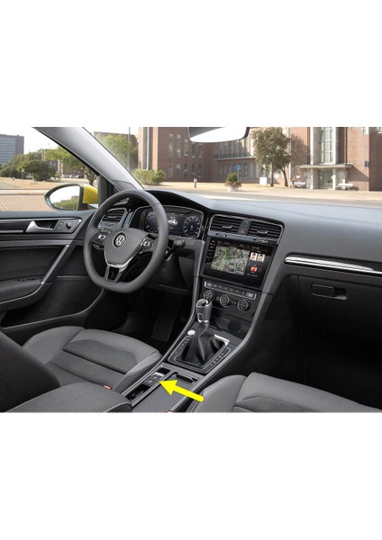 Vw Golf 7.5 2017-2020 Elektronik El Fren Düğmesi Auto Hold 5G0927225D