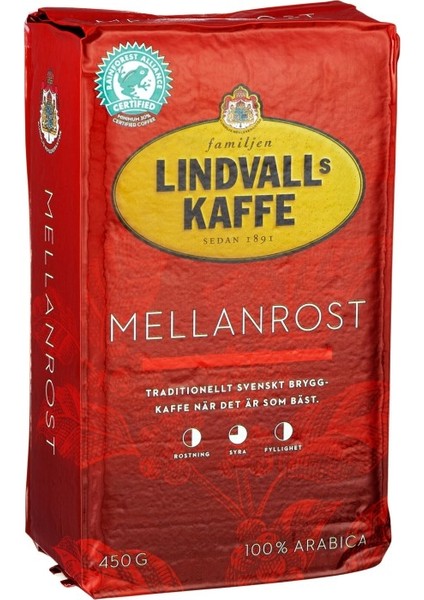 Lindvalls Orta Kavrulmuş Filtre Kahve - Isveç Kraliyet Kahvesi