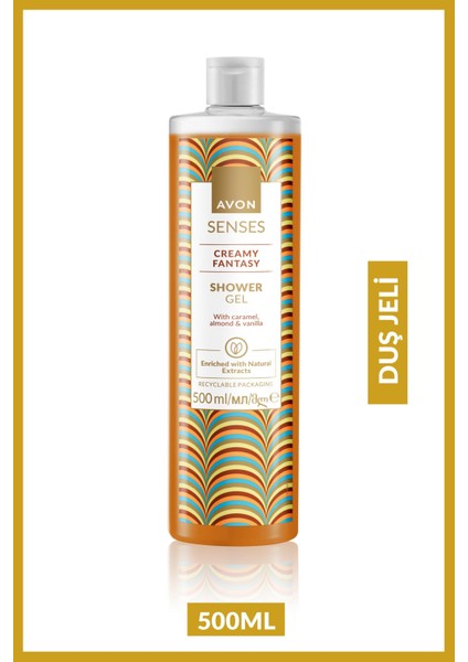 Senses Creamy Fantasy Karamel, Badem ve Vanilya Duş Jeli 500 Ml. fiyatları