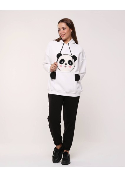 Panda Detaylı Sweatshirt modelleri