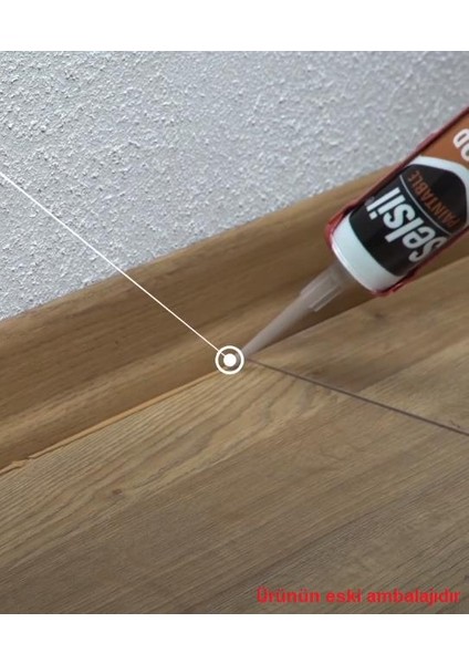 Yağmura Dayanıklı Silikonize Mastik Gri 485 Gr. - 1 Adet