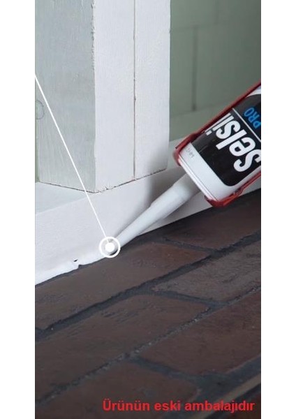 Yağmura Dayanıklı Silikonize Mastik Altın Meşe 485 Gr. - 1 Adet