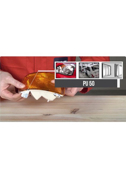 Poliüretan Mastik Yapıştırıcı PU50 Gri 280 Ml. - 1 Adet