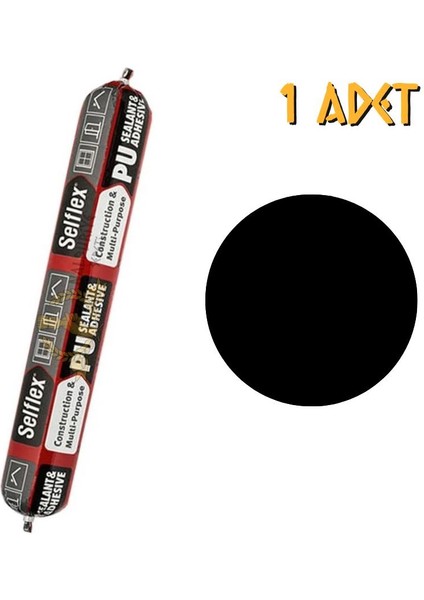 Poliüretan Sosis Mastik Yapıştırıcı PU50 Siyah 600 Ml. - 1 Adet