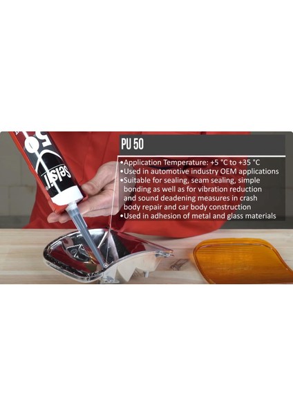 Poliüretan Sosis Mastik Yapıştırıcı PU50 Siyah 600 Ml. - 1 Adet fiyatları