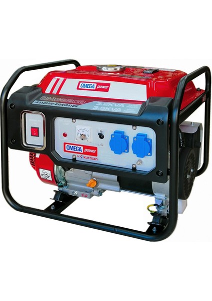 OMG3200 Monofaze Ipli Benzinli Jeneratör 3.5 Kva