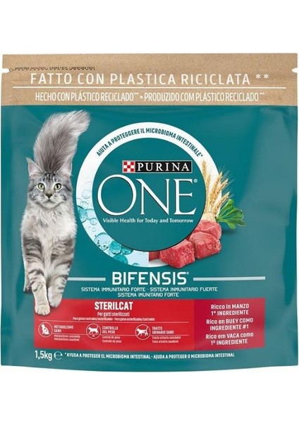 Purina One Sığır Etli Yetişkin Kedi Maması 1.5 kg