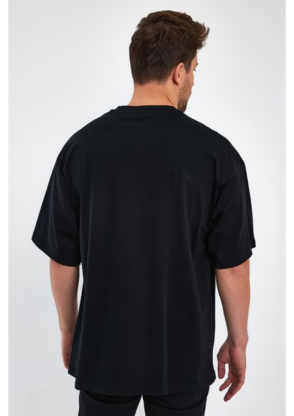 Baskılı Oversize T-Shirt (E23-0046 01)