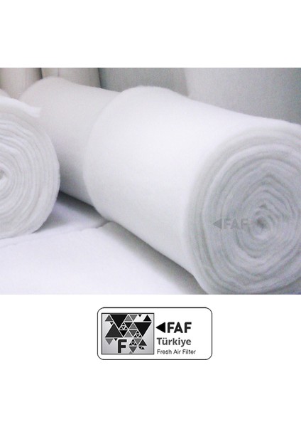 2X10 Metre 20M2 Faf Elyaf Filtre - 1. Kalite Kalın 18-20MM - Eu4 G4 Sınıfı Faf Marka Filtre -EN779 -ISO16890