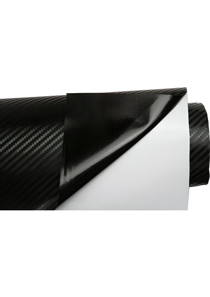 Siyah Karbon Folyo 3D Hava Kanallı Araç Kaplama Folyosu 152 cm x 2 m modelleri