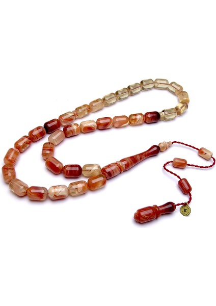 Usta Işçilikli Ürün Kapsül Sıkma Kehribar Tesbih