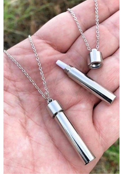 Dilek Kolyesi Unisex Kapaklı Çubuk Bar Kolye