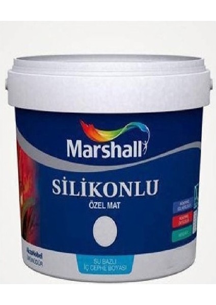 Silikonlu Özel Mat Beyaz 15 Lt
