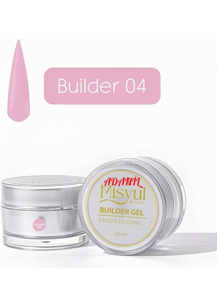 Misyul Profesyonel Açık Pembe Builder Gel 04 50 ml