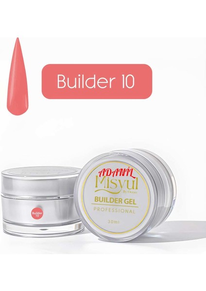 Misyul 30 ml Profesyonel Builder Gel 10 Kırmızı