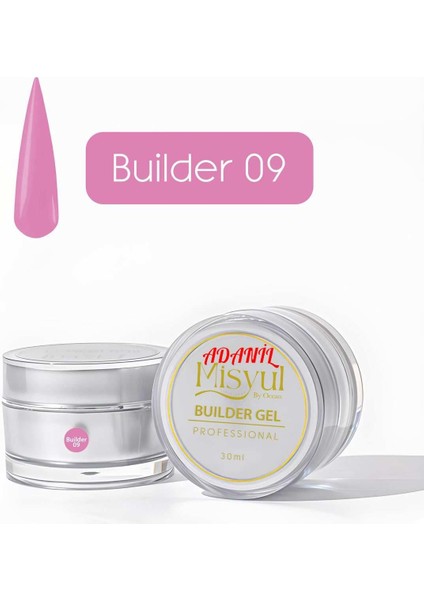Misyul 30 ml Profesyonel Builder Gel 09 Ultra Pembe