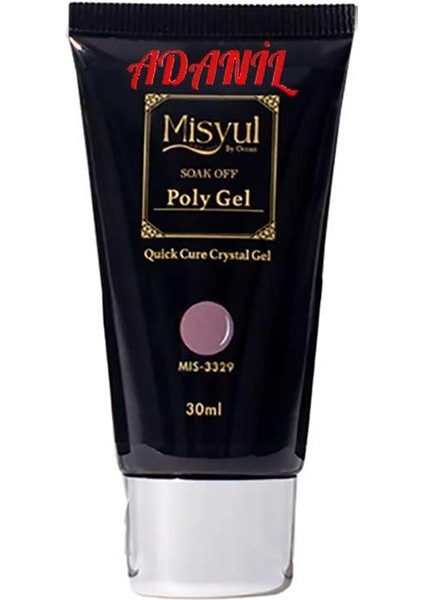 Misyul Profesyonel 30 ml Nude Poly Gel 3329 Akrilik Jel modelleri