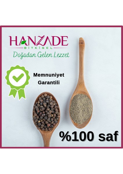 Hanzade Bitkisel Karabiber Tane 100 gr - Yüksek Kalibre, Iri Taneli