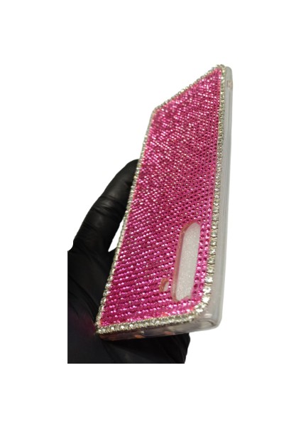 Samsung Note 10 Taşlı Şeffaf Telefon Kılıfı Pembe fiyatları