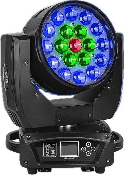 19X15W Rgbw Wash LED Moving Head - Hareketli Sahne Robot Işığı