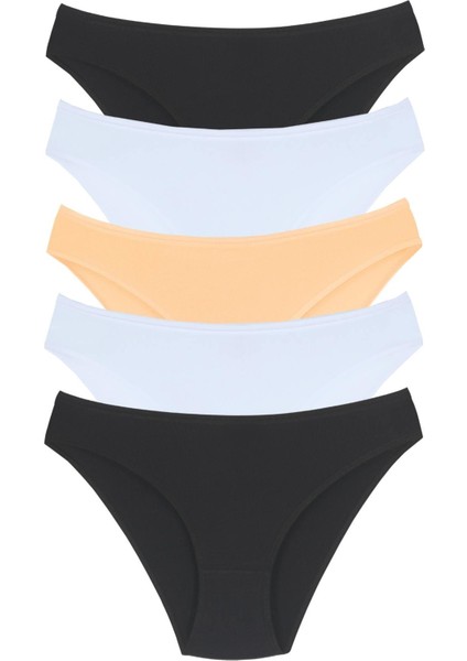 1001 Kadın 5'lı Günlük Slip Külot V13