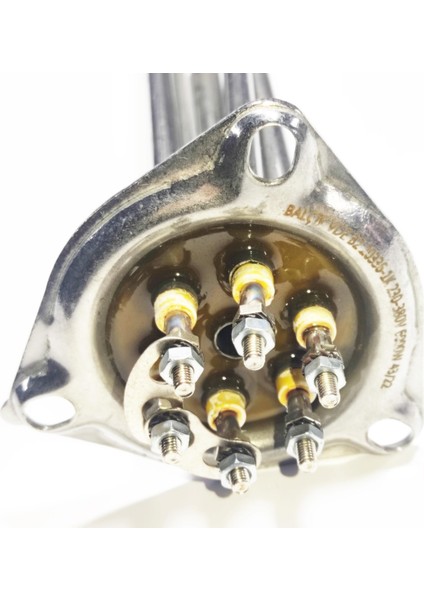 6KW Üçgen Flanş (Büyük) 31cm 380V Trifaze Sanayi Isıtıcı Rezistansı fiyatları