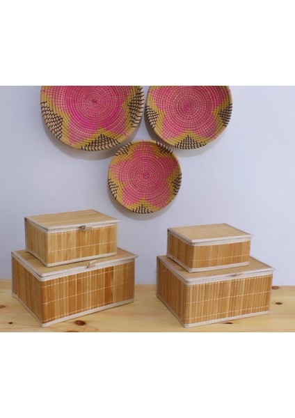 4’lü Organizer Bambu Sandık