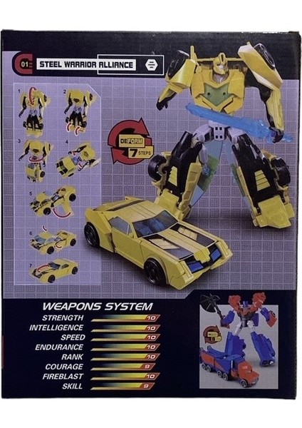 20 cm 9 Adımda Dönüşen Robot 9134 fiyatları