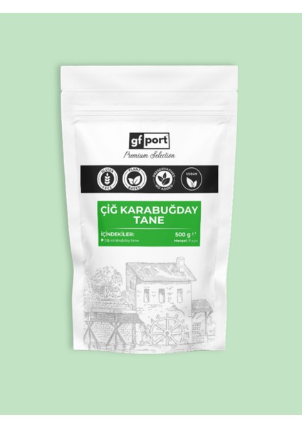 Gfport Çiğ Karabuğday Tane 500 gr