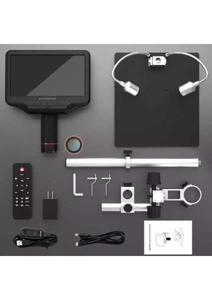 AD407 Pro 3D HDMI Lehimleme Dijital Mikroskop