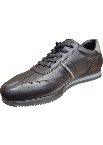 4Y1543 Ince Taban Erkek Deri Sneakers Spor Ayakkabı modelleri
