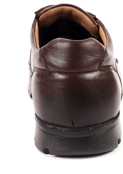 Broks-H Comfort Erkek Deri Ayakkabı Kahve Kahverengi