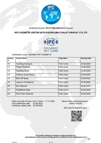 Köpek Şampuanı Organik ve Vegan 400ML modelleri