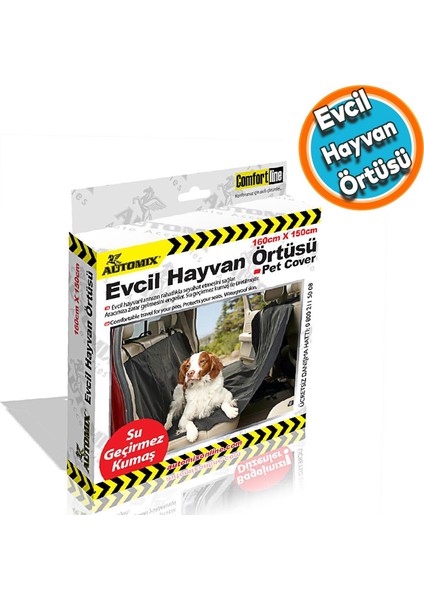 Araba Araç Otomobil Oto Evcil Kuş Papağan Kedi Köpek Hayvan Kılıf Şilte Örtüsü 160X150 cm