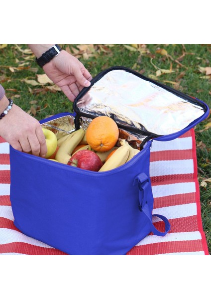 Termos Çanta 15 Lt Termo Piknik Kamp Soğuk Sıcak Isı Yalıtımlı Yiyecek Taşıma Çantası Mavi fiyatları