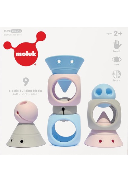 Building Genius Pastel Ice Blue-Baby Pink-Beige fiyatları