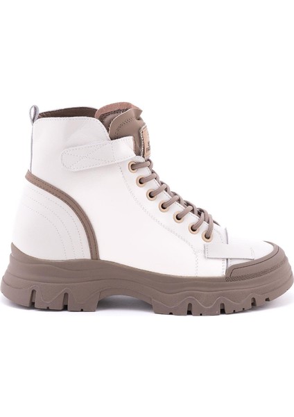 23K310-1 Kadın Sneaker Bot Bej