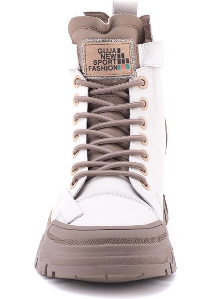23K310-1 Kadın Sneaker Bot Bej modelleri