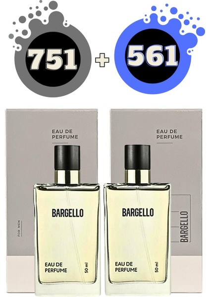 751 Edp + 561 Edp 50 ml Erkek Parfüm Seti