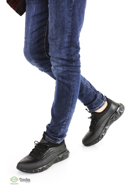 Erkek Hakiki Deri Spor Tarz Günlük Casual Ayakkabı MR23/CS1835