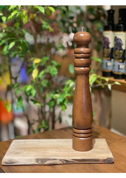 Ahşap Topuzlu Karabiber Değirmeni (No:3) 41CM