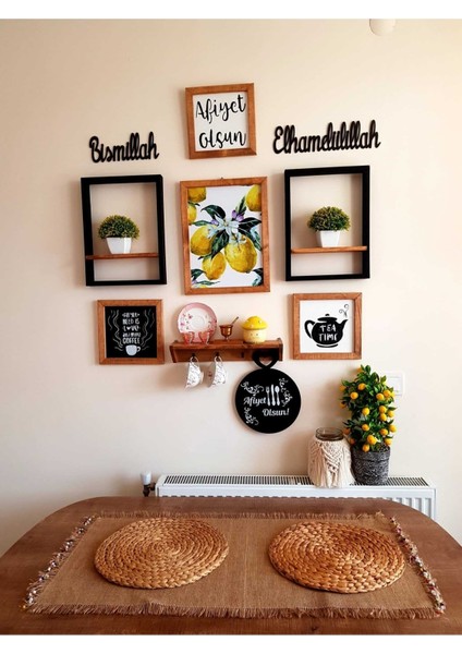 Gerçek Ahşap Mutfak Dekor Terekli modelleri