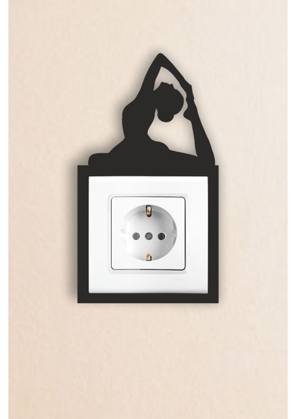 Egzersiz Temalı Ahşap Priz-Anahtar Çerçevesi fiyatları